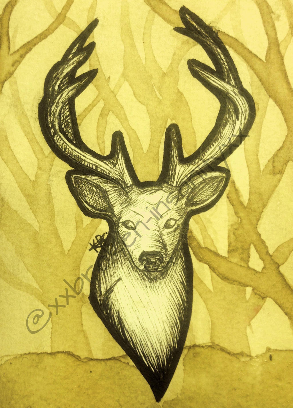 Forest Deer [ Inktober ]