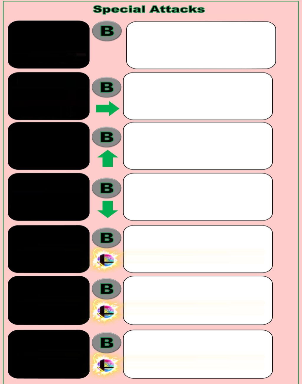 Smash Bros Moveset Template (With 3 Final Smashes) by Jsteen03 on Smash Bros Moveset Template (With 3 Final Smashes) by Jsteen03 on