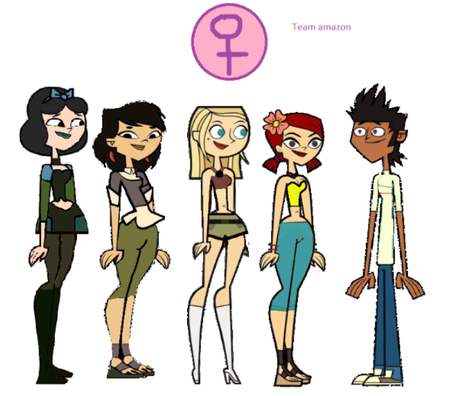 Team Amazon Deviantart Total Drama - The New Team Amazon by Jsteen03 on DeviantArt