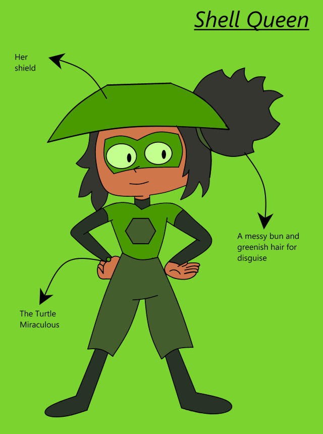 Shell Queen Sewer Queen/Eileen as Miraculous Shell Queen by Jsteen03 on DeviantArt