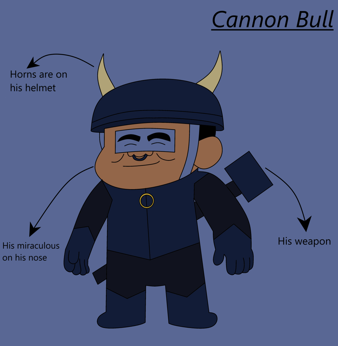 Bull Mircaulous Power Cannonball as Miraculous Cannon Bull by Jsteen03 on DeviantArt