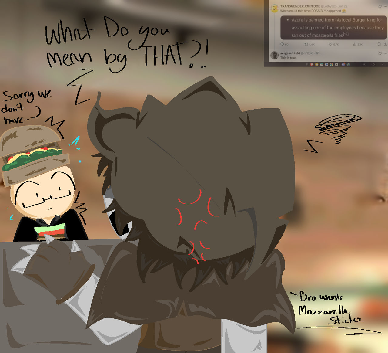 Azure... it's just mozzarella sticks vro.. by ShellyTheDino on DeviantArt