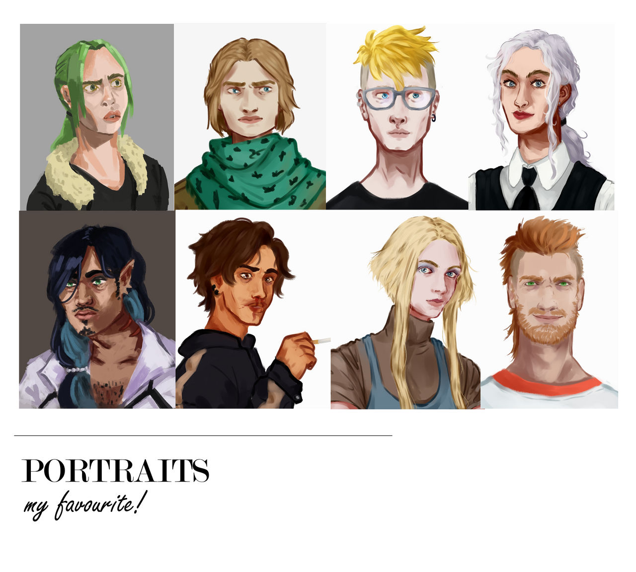 Portrait_examples by TheWoundedMind on DeviantArt