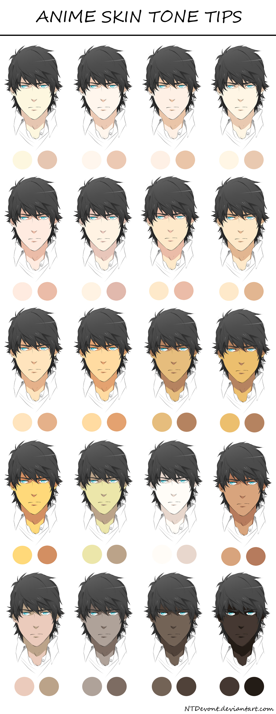 BASIC SKIN COLORING TUTORIAL - CLEAN ANIME STYLE 