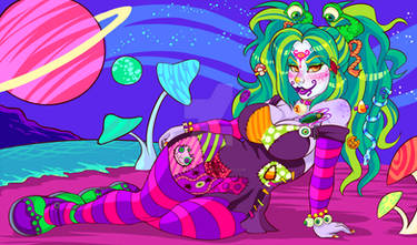 Galactic Space Clown - Art By Sif!