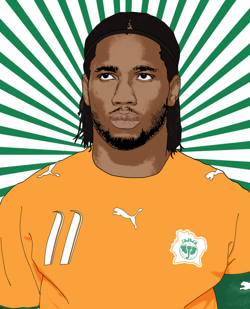 Draw Drogba Didier Drogba by AQuadroGRAphx on DeviantArt