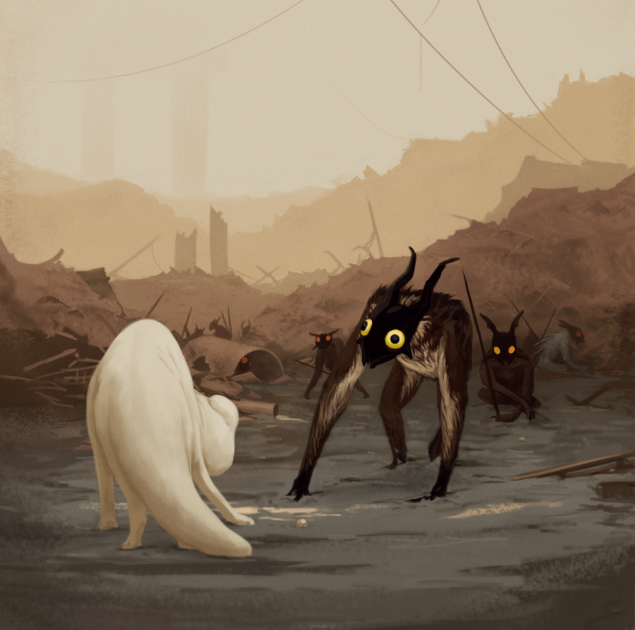 Scavengers (Rain World) by Vanga-Vangog on DeviantArt