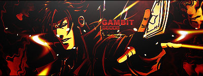 Gambit Signature by geo-almighty on DeviantArt
