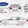 Ford mustang SVT cobra R 2000 complete