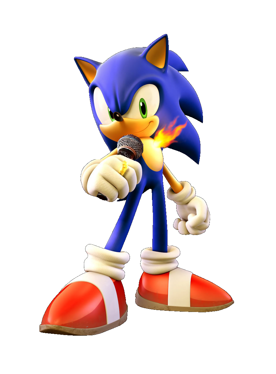 Sonic Rocker Sonic Rock Band Render by RetroGamer08 on DeviantArt