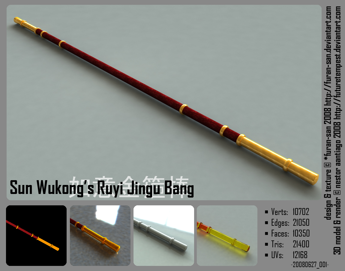 Sun Wukong's Jingu Bang 3D