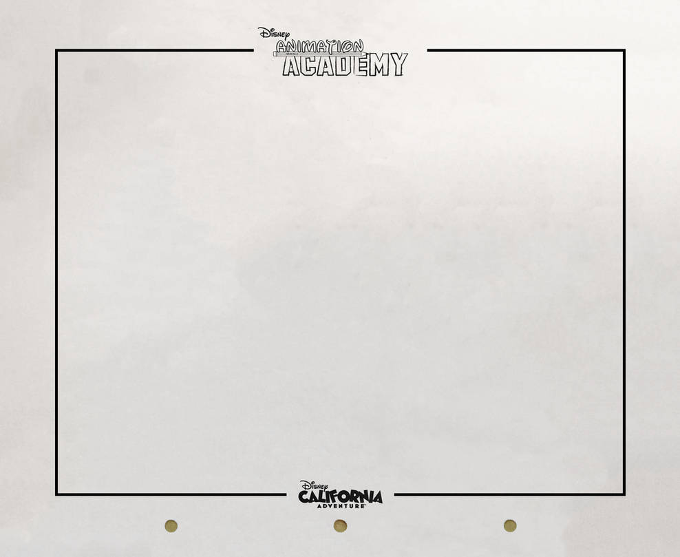 California Adventure Animation Academy Template by Blamrob