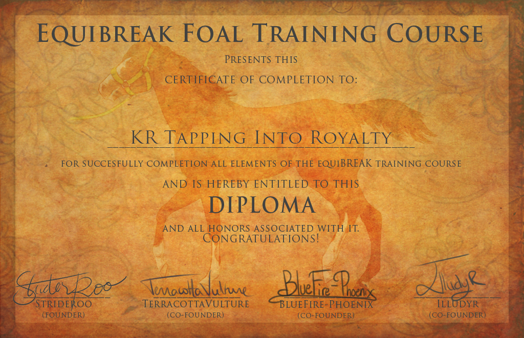 KR Tapping Into Royalty Diploma