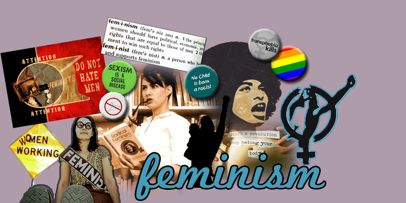 Feminism: Blue and Purple