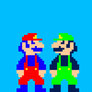 Colored Changing Mario and Luigi