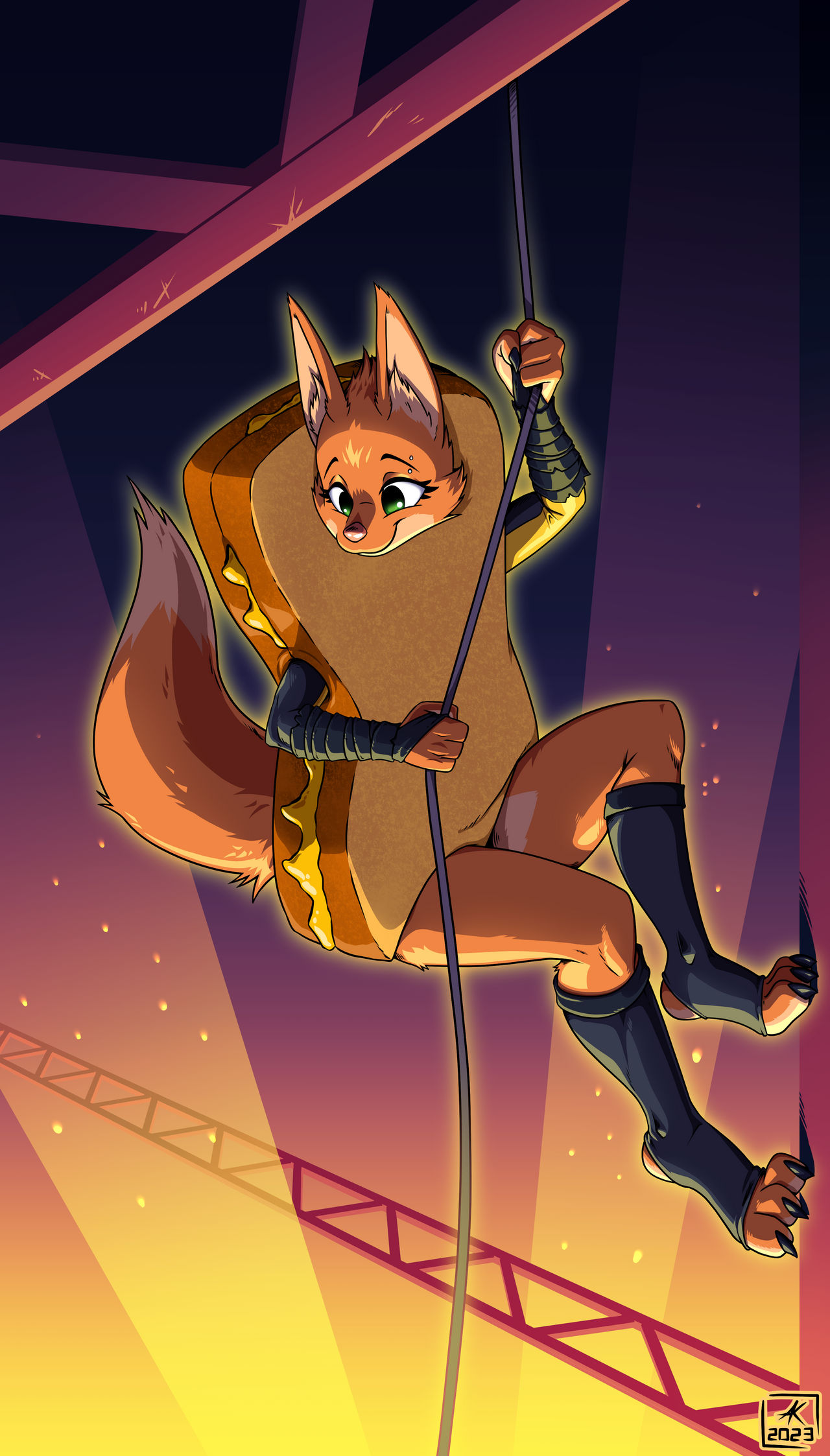 Sly Fox Raspberry Sly (and Grilled) Fox by KigToons on DeviantArt