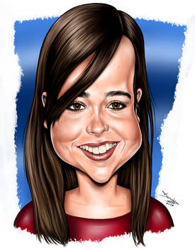 Ellen Page Caricature