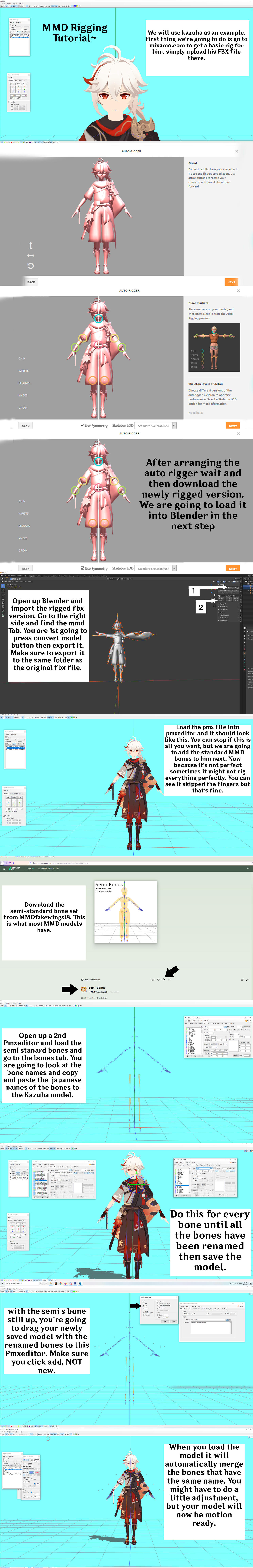Model Rigging Tutorials Rigging Tutorial by Tsuna178 on DeviantArt