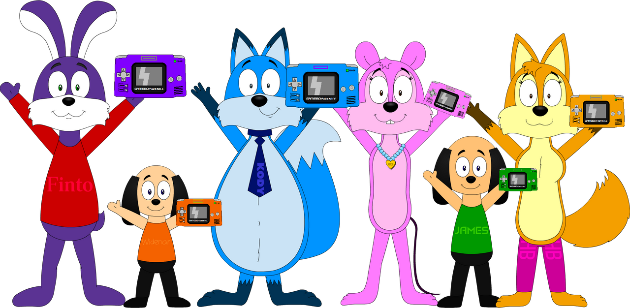 Numbers Deviantart Rodfellows The Rodfellows Showing their GBAs by AshleyArt78 on DeviantArt