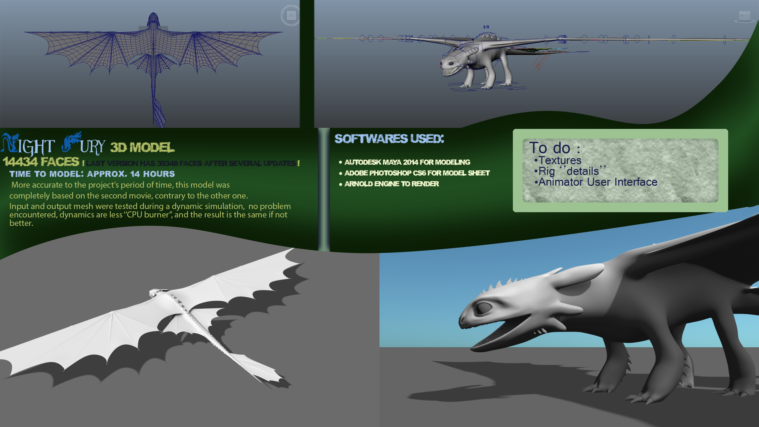 Toothless update (3D model) by Thy-Vipe on DeviantArt