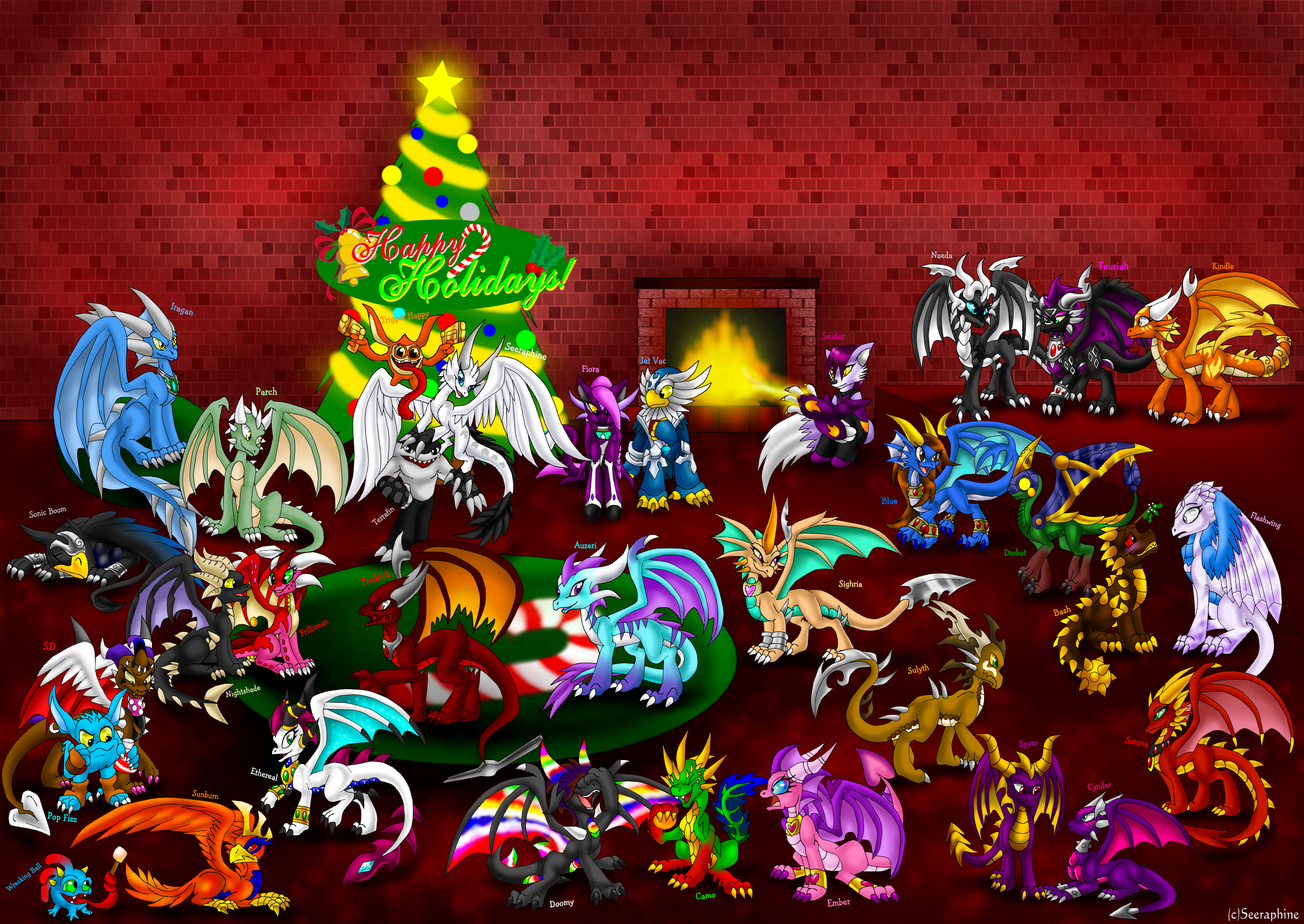 A Skylanders Christmas By Seeraphine On Deviantart A Skylanders Christmas By Seeraphine On Deviantart