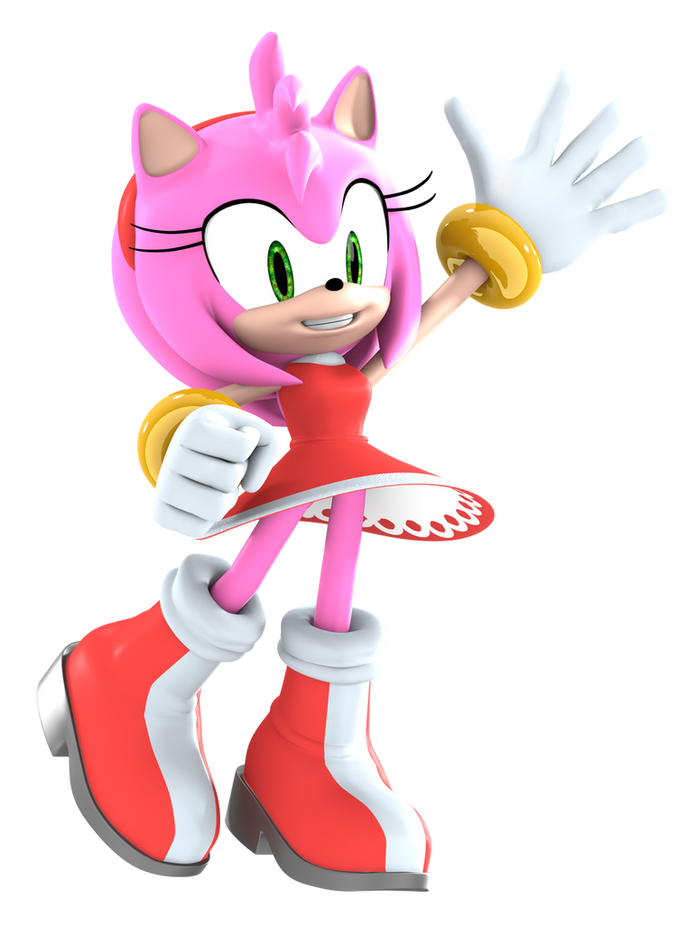 Amy Rose Original Model by samanthann1234 on DeviantArt