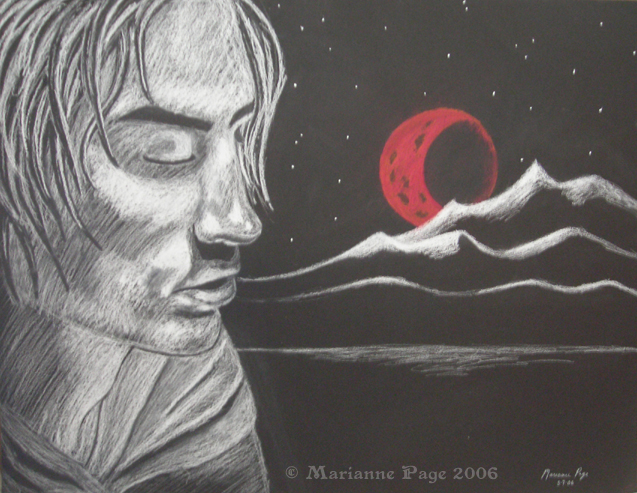 Crimson Moonrise