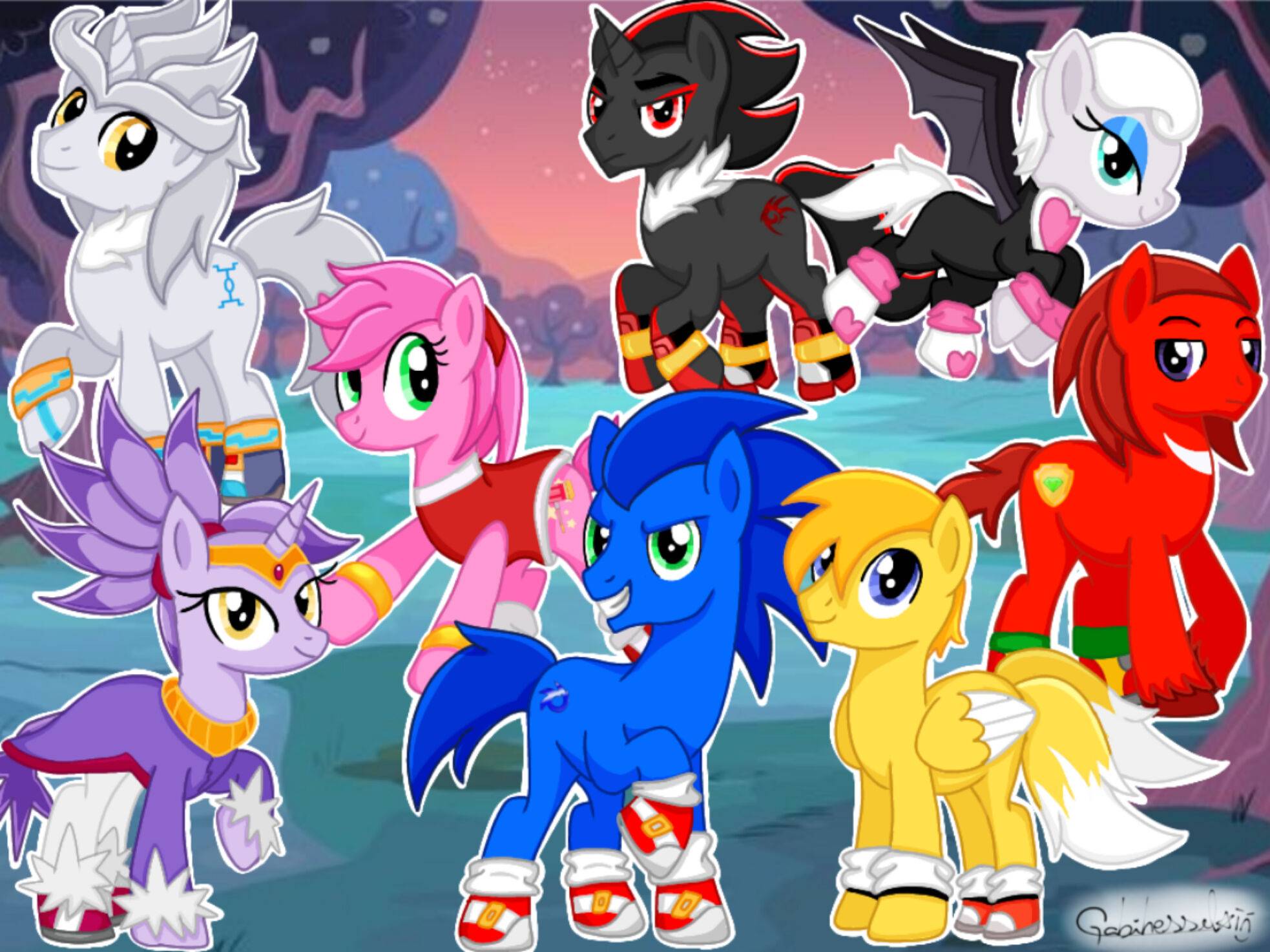 Mlp Crossover Raiden MLP X Sonic (Crossover) by GabiHessel07 on DeviantArt