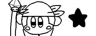 Bandana Dee Miiverse drawing 2