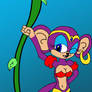 Sonic Shantae Monkey Painted