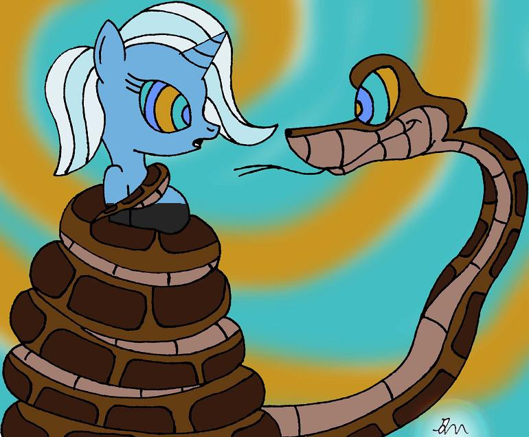 Kaa Catches Anthro Trixie