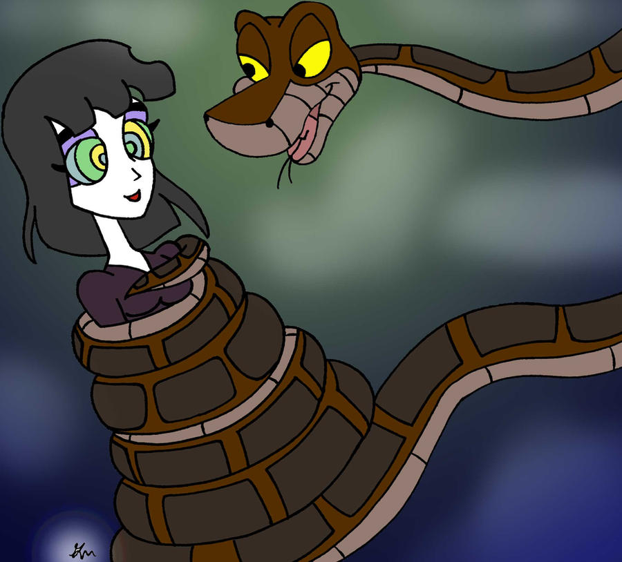 Kaa and Lydia Deetz painted