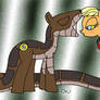 Kaa Pony and Applejack