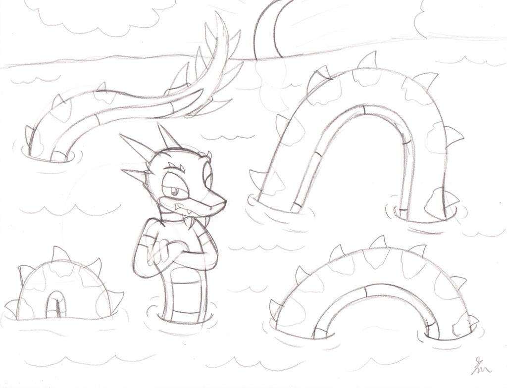 Sonic Manda Sketch by lol20 on DeviantArt