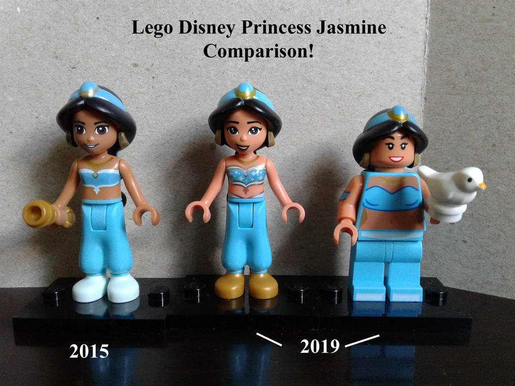Lego Disney Jasmine Comparison! by on DeviantArt