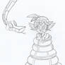 Kaa and Anime Dot Warner Sketch