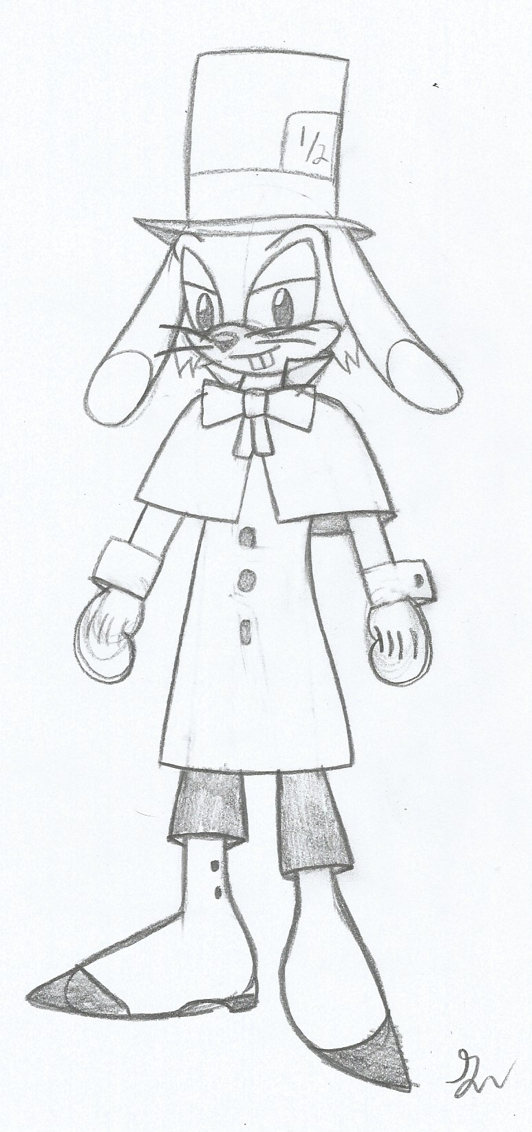 Mad Hatter The Rabbit Mutant Sketch by lol20 on DeviantArt