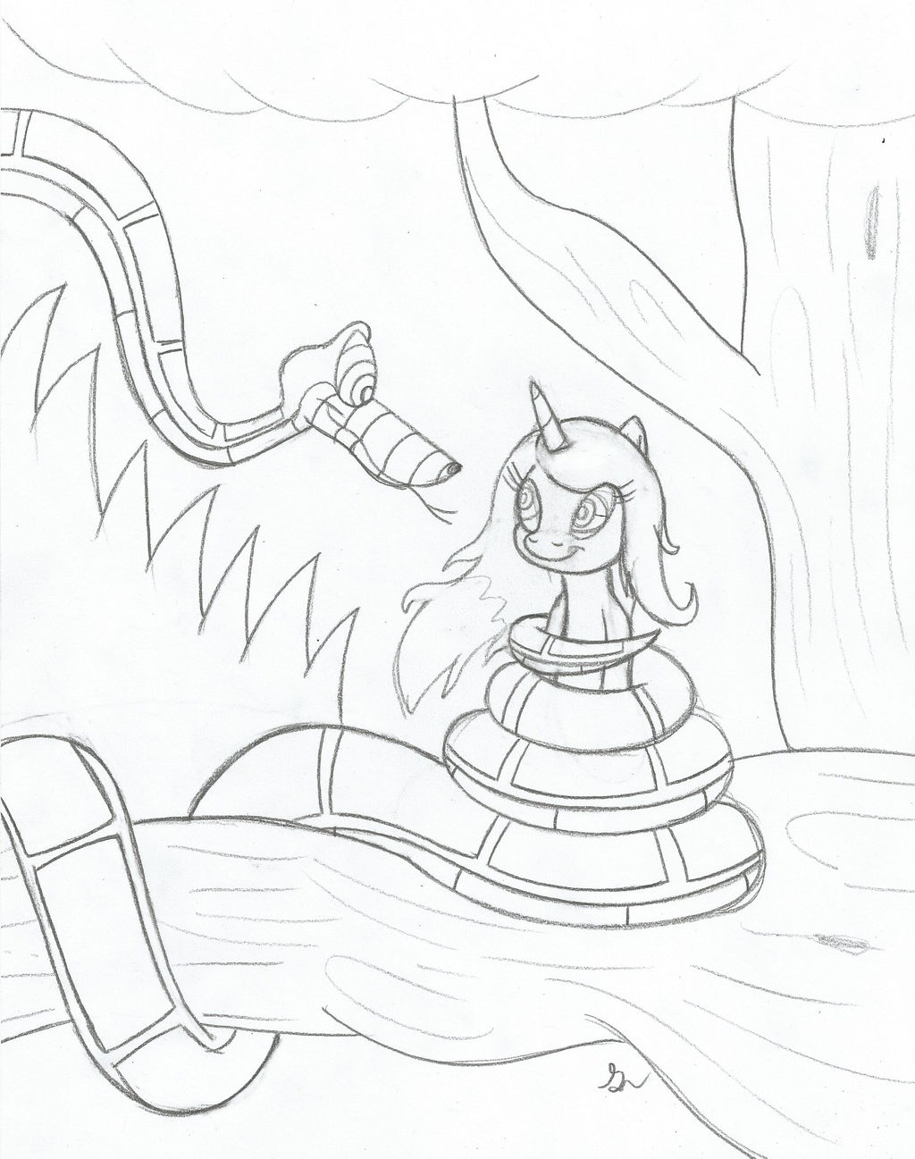 Kaa and Izzy Moonbow Sketch by lol20 on DeviantArt