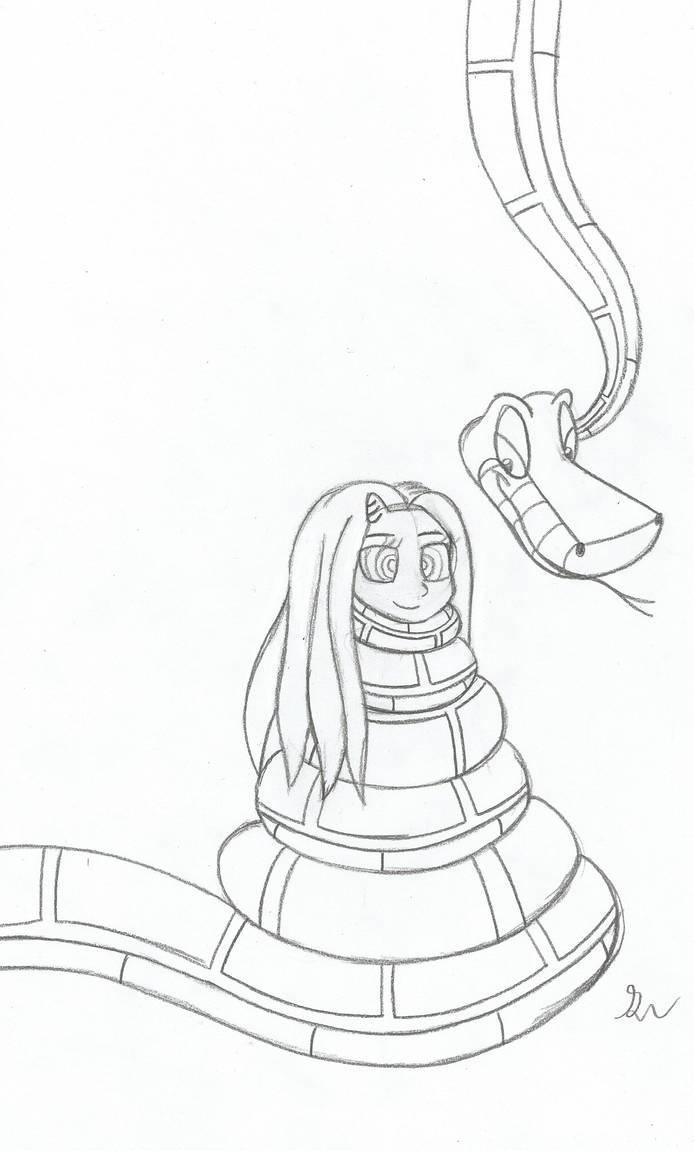 Kaa and Eri Sketch by lol20 on DeviantArt