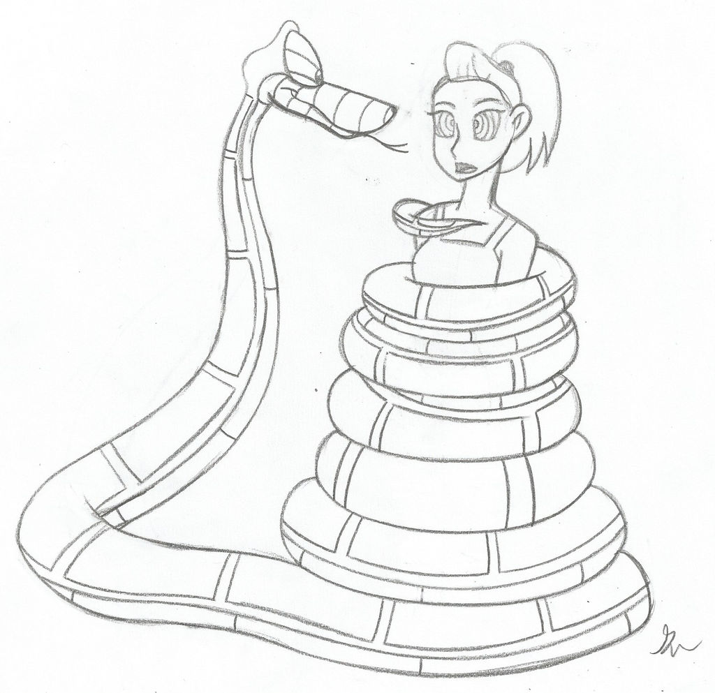 Kaa and Adora Sketch by lol20 on DeviantArt