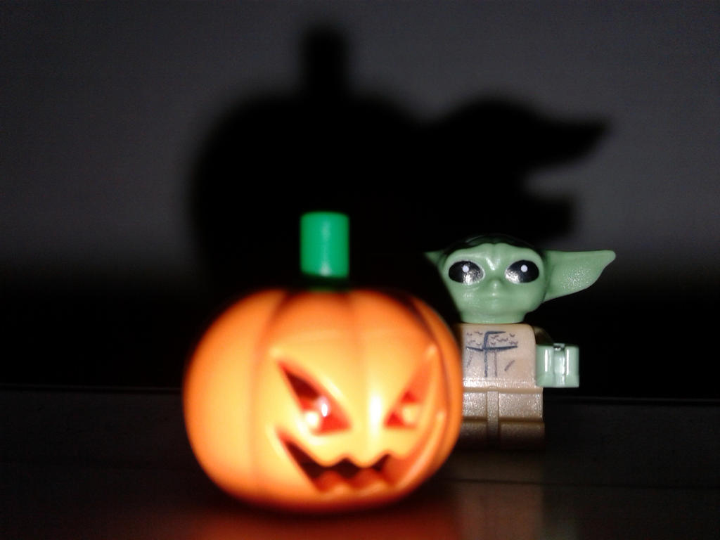 Lego Halloween Grogu by lol20 on DeviantArt
