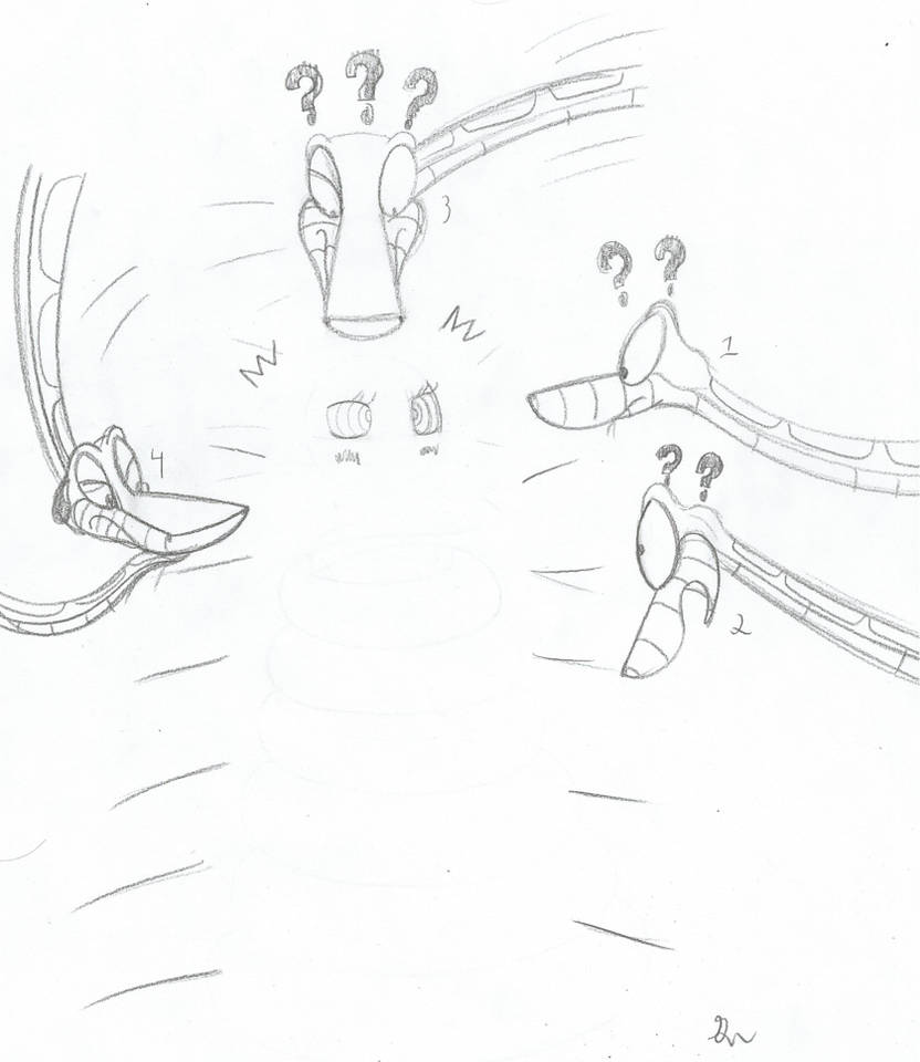 Kaa and Toru Sketch by lol20 on DeviantArt