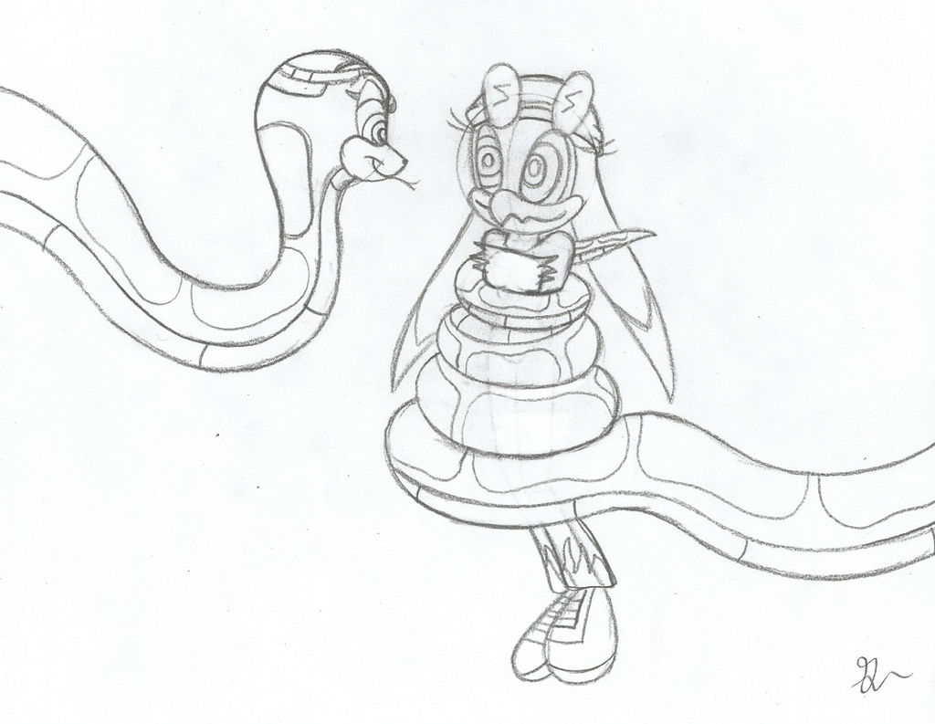 Fem Kaa And Wave The Swallow Sketch by lol20 on DeviantArt
