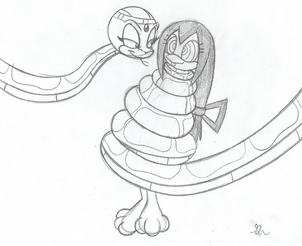 Fem Kaa and Tsuyu The Frog Sketch by lol20 on DeviantArt
