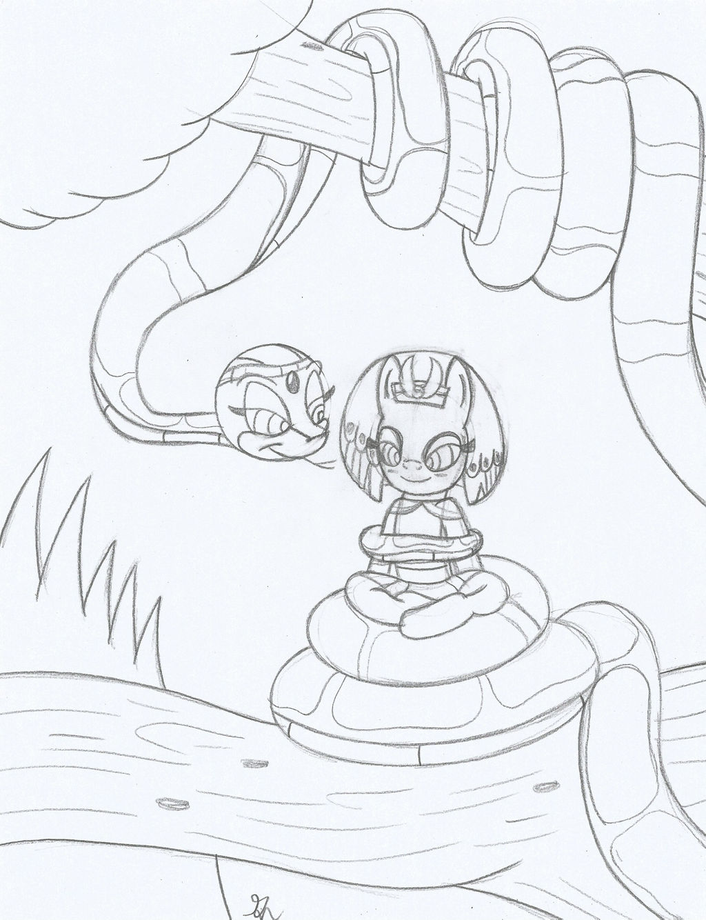 Fem Kaa and Somnambula Sketch by lol20 on DeviantArt