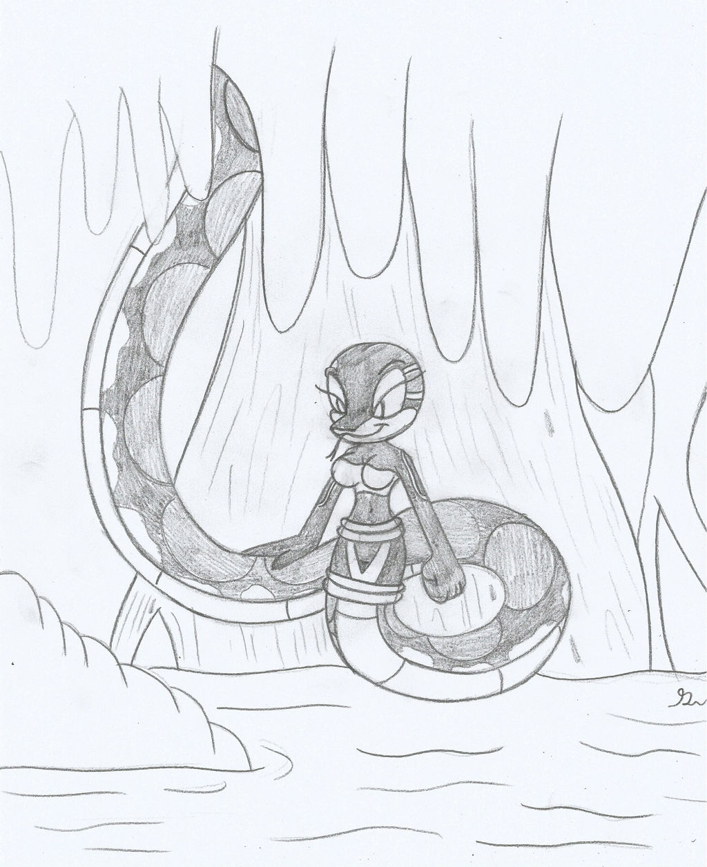 Sonic Anaconda 1997 Sketch by lol20 on DeviantArt