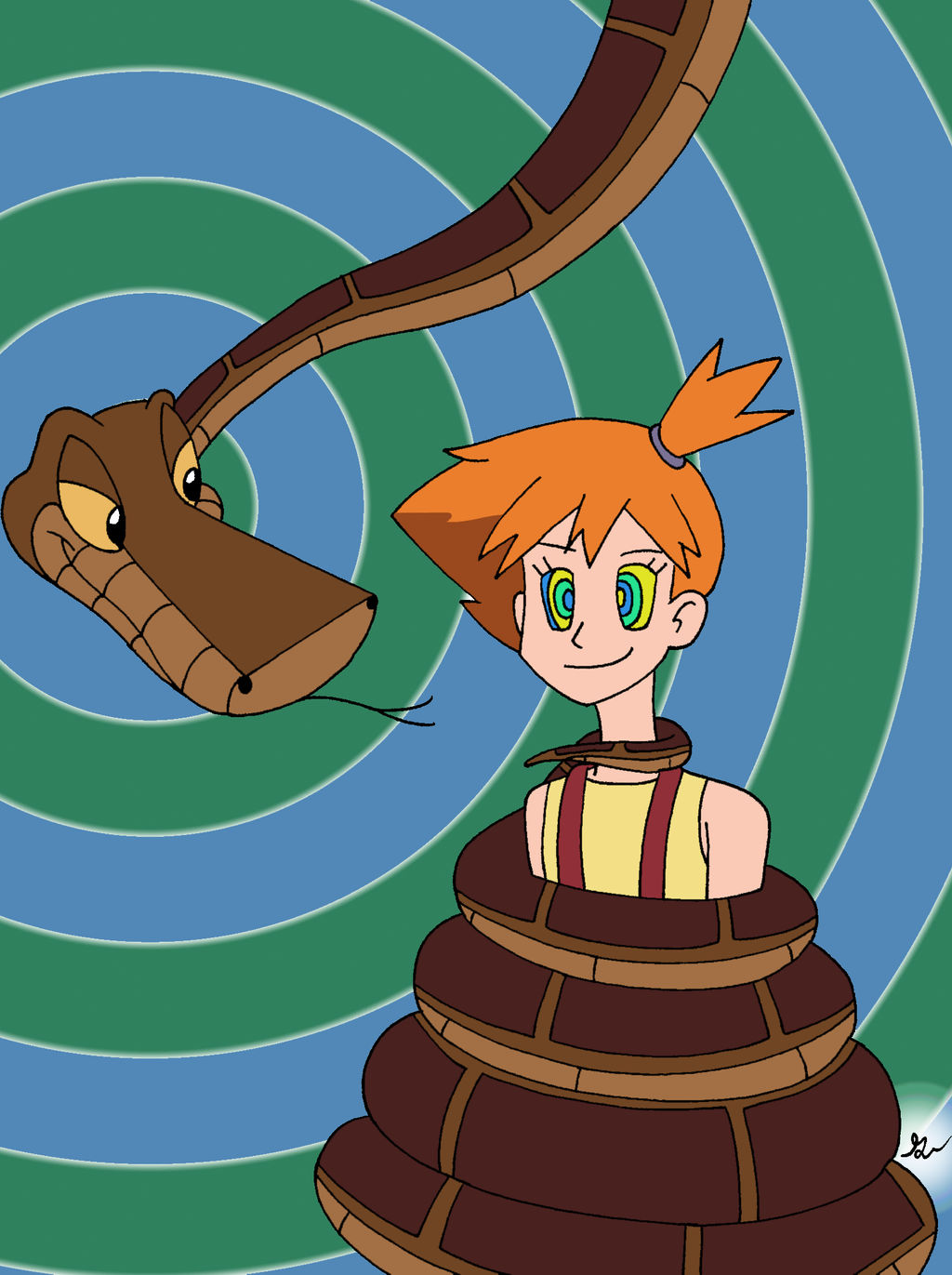 Kaa and Misty Painted by lol20 on DeviantArt