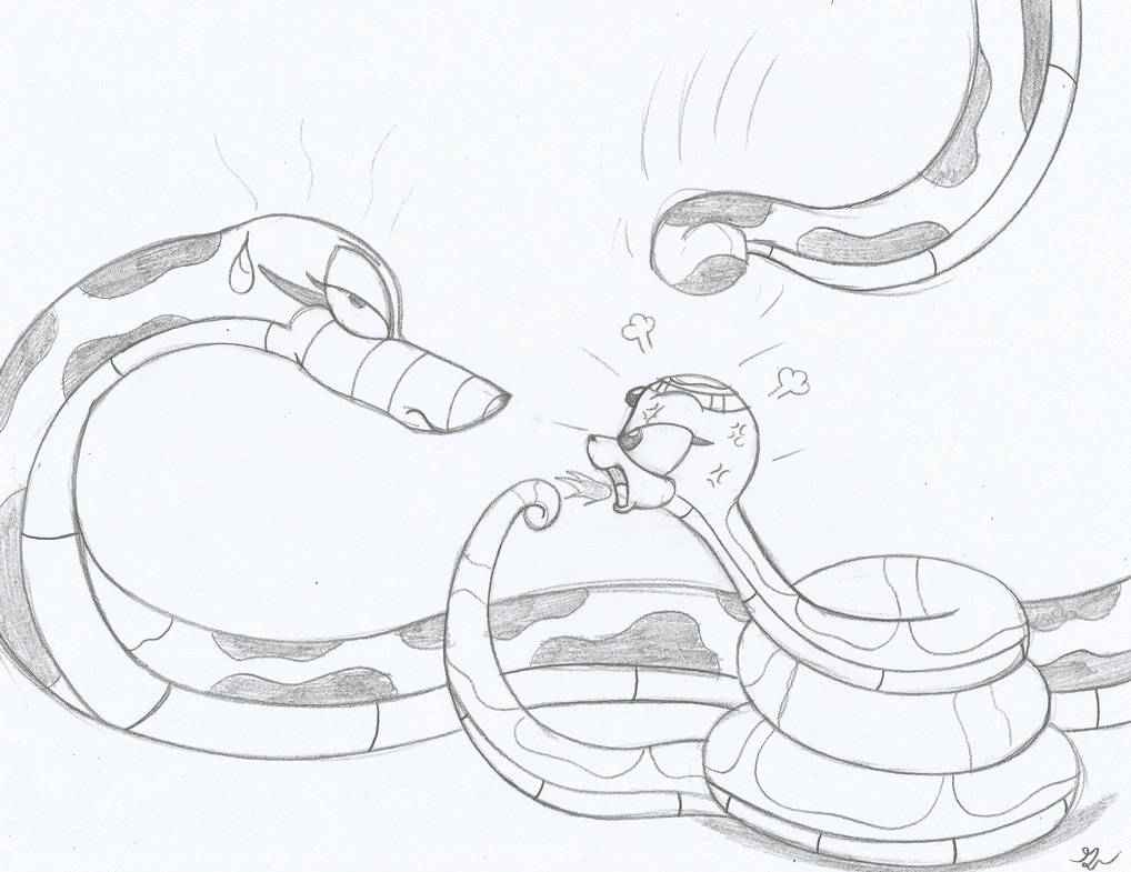 Fem Kaa and Kaa 2016 Sketch by lol20 on DeviantArt