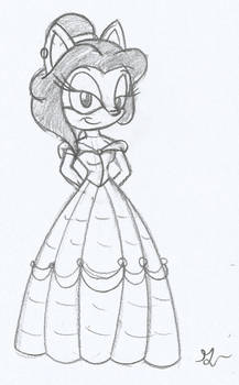 Sonic Belle The Dog Sketch