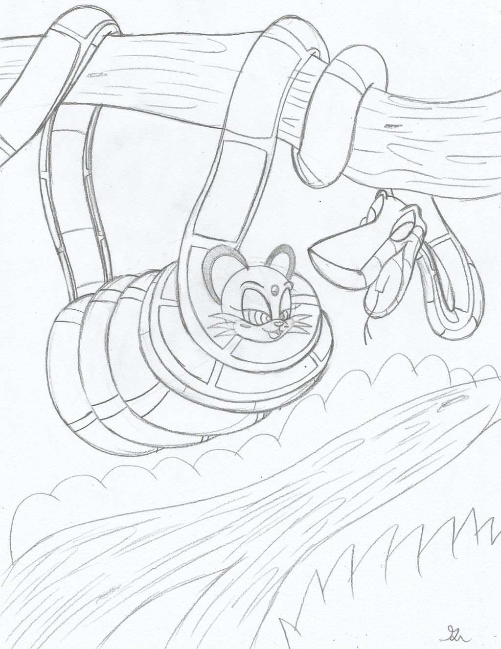 Kaa and Sonic Persian Sketch by lol20 on DeviantArt